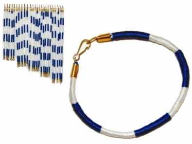 Braccialetto intrecciato corda