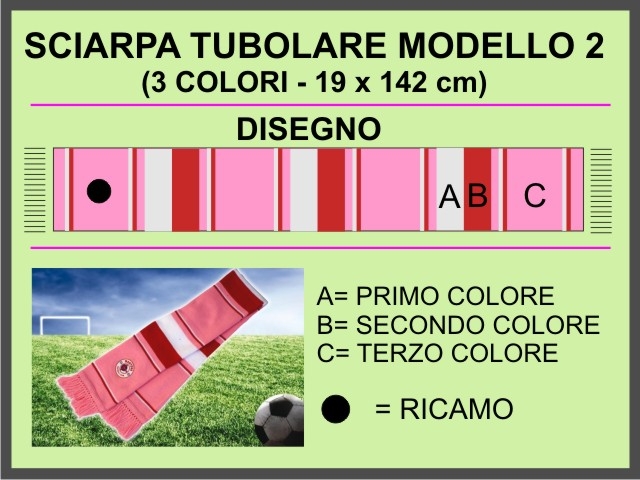 Progetto tubolare a strisce orizzontali . 2
