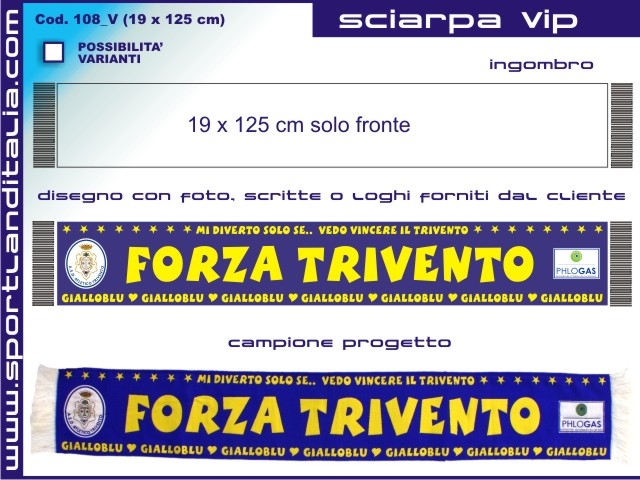 Sciarpa VIP Ricamo ad alta definizione 4