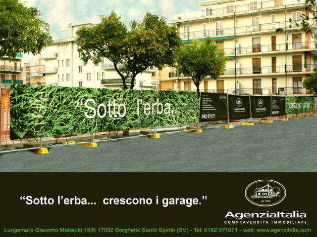 Striscione in TNT occhiellato 150 cm X 360 cm