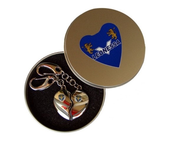 Portachiachiavi doppio a cuore
